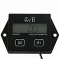 thumbnail image 2 of SOPOTUTU Digital Tachometer for Motorcycle and Engine with LCD Display and Durable Plastic Shell, Black, 9999.9 , 9999.9 Hours, 2 of 2