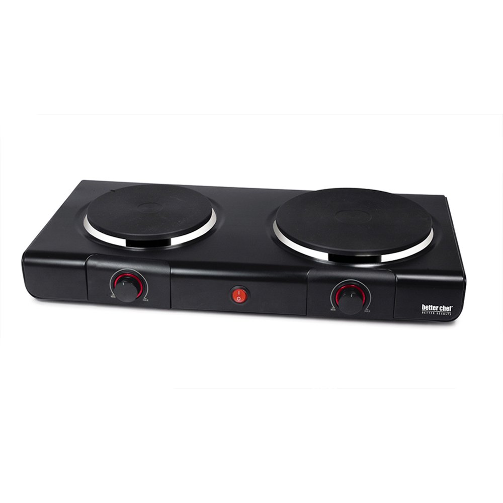 Better Chef 1500Watt Dual Solid Element Electric Countertop Range