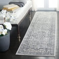 thumbnail image 2 of SAFAVIEH Oregon Creighton Floral Bordered Runner, 2'2" x 6', Light Blue/Ivory, 2 of 7