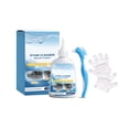 thumbnail image 2 of Stain Cleaner Kit with Brush & Gloves, 100ML/3.38FL OZ Mold & Stain Remover Gel, Cleans, Neatens & Maintains for Washing Machine Seals, Tile Grout, Bath & Sink Surfaces, 2 of 9
