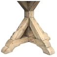 thumbnail image 2 of AFD Home 12018169 48 in. Farmhouse Diamond Wood Round Dining Table, Natural, 2 of 3
