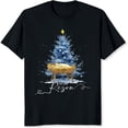 thumbnail image 2 of 100% Cotton Christmas Tree With Baby Jesus In Manger Is The Reason For The Season T-Shirt Women Men Holiday Christmas Shirt, 2 of 5