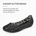 thumbnail image 3 of CHICVOMEY Comfortable Womens Flats Lightweight Slip-on Jelly Shoes Casual Non-slip Flat Shoes Suitable for Holiday and Beach, 3 of 8