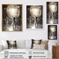 thumbnail image 4 of Designart "Compelling Disco Dazzle Dancer II" Dance Floater Framed Canvas Art Print, 4 of 5