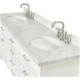 thumbnail image 6 of Ariel D073dcwovo Kensington 73" Free Standing Double Oval Basin Vanity Set - White, 6 of 7
