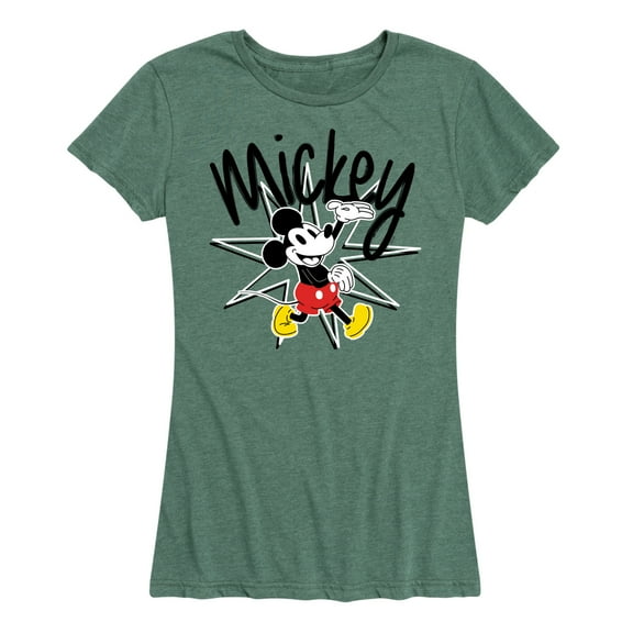 Mickey & Friends - Mickey Star Burst - Women's Short Sleeve Graphic T-Shirt