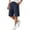 Navy, variant on FAIWAD Boys Girls Athletic Shorts Summer Casual Elastic Waist Running Shorts Kids Workout Sweat Shorts with Pockets