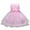 Pink, variant on Kiijoy Infant Girls Bow Rosette Princess Dress Sleeveless Wedding Party Dress Ball Gown