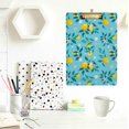 thumbnail image 4 of FMSHPON Lemons Leaves Clipboard Hardboard Wood Nursing Clip Board and Pull for Standard A4 Letter 13x9 inches, 4 of 7