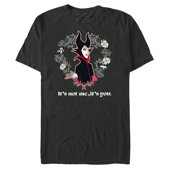 Disney Villains Maleficent It’s Not Me, It’s You - Short Sleeve Blended T-Shirt for Adults - Customized-Dark Heather