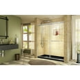 thumbnail image 2 of DreamLine Charisma 36 in. D x 60 in. W x 78 3/4 in. H Frameless Bypass Shower Door in Chrome with Left Drain Black Base, 2 of 21