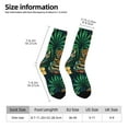 thumbnail image 2 of Fuzoiu Tropical Tribe Mask Print Athletic Crew Socks for Men & Women,Casual Crew Socks,Above Ankle Crew Socks for Business, Casual, 2 of 6