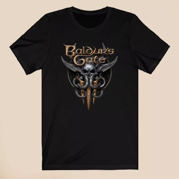 RARE Baldur's Gate 3 Show Men's Black Size S-5XL