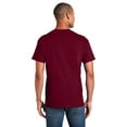 thumbnail image 3 of Gildan Short Sleeve T-Shirt for Men - 5XL Size | 100 Heavy Cotton Crew Neck Tee, Garnet, 5.3 oz, 3 of 6