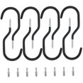 thumbnail image 3 of OULII 8Pcs Black Wall Mounted Bicycle Hanger for Home Garage Organization, 3 of 7