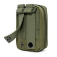 thumbnail image 2 of fankhu Outdoor Mini Medical Waist Bag First Aid Storage Pack ( Green), 2 of 9