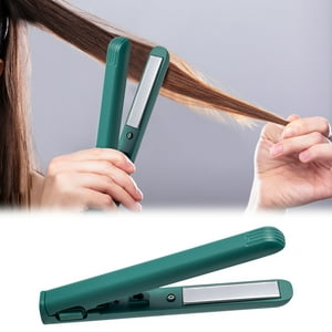 Tarmeek Mini Hair Straightener Direct Curling -purpose Hai 0.8 inch 10W Portable Rechargeable Mini Hair Straightener Direct Great for Spring and Daily Life Gift for Women
