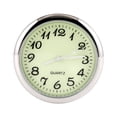 thumbnail image 2 of Pompotops 4inch Dashboard Fluorescent Clock - Mini Car Sticked To Watch Car Truck Dashboard And Vent Mini Car Clock Clearance, 2 of 3