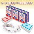 thumbnail image 2 of Gamie Mini naipes de 2,5 pulgadas - Paquete de 6 barajas - Juego de cartas en miniatura - Pequeñas cartas de juego de casino para niños, hombres y mujeres - Regalo novedoso Favor de fiesta mágica para, 2 of 5