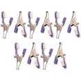 thumbnail image 3 of 10pcs reusable ECG/EKG alligator clip electrodes for animals, pets, dogs, cats and veterinary, used to fix cables, 3 of 5