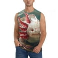thumbnail image 1 of Kdxio Débardeur Coloré Axolotl sous-Marin pour Hommes Musculation Gym Chemises Sans Manches Décontractées-TG, 1 of 7