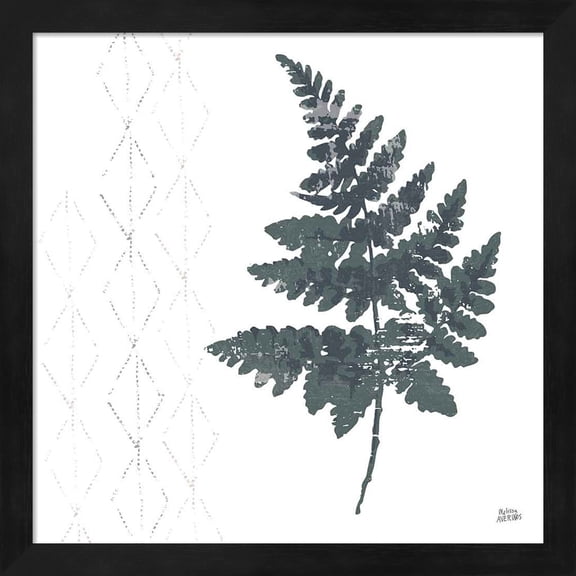 Great Art Now Nordic Fern II by Melissa Averinos, Framed Wall Art, 13.25W x 13.25H