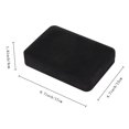 thumbnail image 4 of Caja grande de terciopelo para juego de joyas, caja grande para regalo de collar y anillo, caja de almacenamiento de joyas para collar grueso (negro), 4 of 5