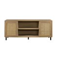 thumbnail image 2 of Walker Edison 58" Engineered Wood 2-Doors TV Stand in Coastal Oak, 2 of 8