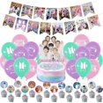 thumbnail image 1 of BTS Birthday Party Decorations, Birthday Supplies for Bangtan Boys Fans Include BTS Happy Birthday Banner Cake Toppers Balloons - -, 1 of 4