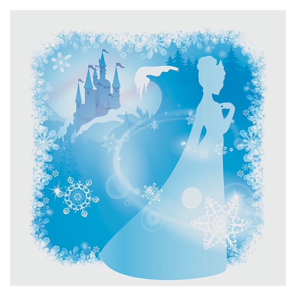 Winter Princess Single Backdrop Banner - Party Decor - 1 Piece