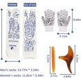 thumbnail image 2 of Chaussettes et Outils de Réflexologie, Chaussettes d'Acupression avec Outil de Massage, Chaussettes de Réflexologie pour Hommes et Femmes Disponibles, Outil de Massage à Points de Déclenchement, Chaussettes d'Accupération, Massage des Pieds, Masseur de Main (Femmes), 2 of 7