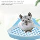 thumbnail image 3 of Bandeja de arena para inodoro de conejo, inodoro de esquina para animales pequeños, bandejas de arena para mascotas de esquina para conejos, (Bl, 3 of 5
