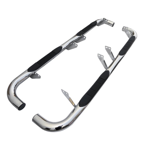 SpecD Tuning 3" Chrome Stainless Steel Running Boards Side Step Nerf
