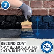Drybase Liquid Damp Proof Membrane (1 Litre,Black) - Damp Proofing Paint for Walls and Floors