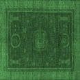 thumbnail image 1 of Ahgly Company Indoor Square Oriental Emerald Green Modern Area Rugs, 8' Square, 1 of 4