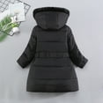 thumbnail image 5 of Girls Clothes Girls Coat Toddler Boys Girls Winter Coat Hooded Jacket Wear Thicken Windproof Zipper Warm Outwear, 5 of 7