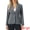 Dark Gray, variant on DARING DIVA Women's Notched Lapel One Button Work Office Suit Jackets XS Black
