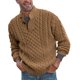 thumbnail image 1 of Gibobby Suéter cuello de tortuga hombre Suéter térmico de Cuello Alto para Hombre, Manga Larga, Cuello Alto(Caqui,M), 1 of 4