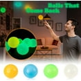 thumbnail image 3 of Sticky Balls for Ceiling & Wall, Glow in The Dark Sticky Stress Balls (8 PCS), 3 of 6