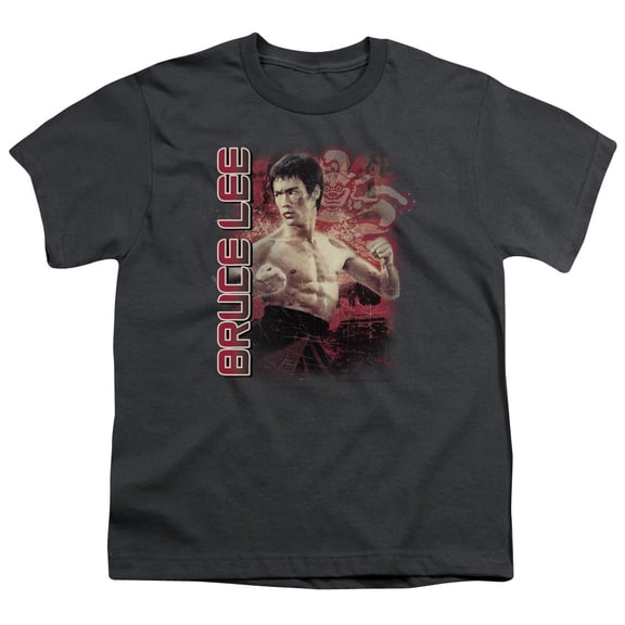 Bruce Lee - Fury - Youth Short Sleeve Shirt - Small