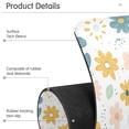 thumbnail image 4 of Yayeee Faucet Mat for Kitchen Sink 14.7" Diatomite Long Splash Guard Pad, Cute Floral, 2 Pack, 4 of 7