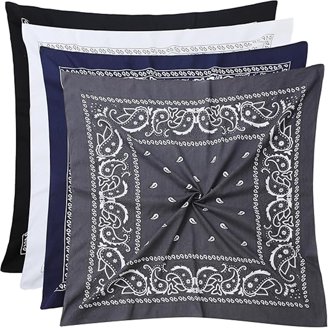 Lotto 3 pezzi sciarpa fascia ordito copri viso bandana stampa paisley Lotto 3 pezzi sciarpa fascia ordito copri viso bandana stampa paisley