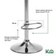 thumbnail image 4 of Banco Silla De Comedor Giratorio Respaldo Set 2pzs Cafeteria blanco 1, 4 of 7