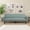 Lake-Green Calico, variant on 77.5 Inch Tan Calico 1-Piece Convertible Sofa Bed, Retro Printed Fabric Dual Purpose Living Room Sofa Couch