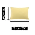 thumbnail image 6 of REGALWOVEN 1800 Microfiber Breathable Zippered Pillowcases Set of 2, Non-Standard Gold 14"x20", 6 of 7