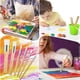 thumbnail image 3 of Juego de Pinceles para Pintar, 12 Piezas, Pinceles de Madera para Artistas, Adultos, Niños, Pintura Corporal, Pintura Acrílica, Acuarela, 3 of 5
