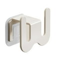 thumbnail image 3 of yuksok 3 Pieces Multifunctional Slipper Racks Wall Mounted Shoes Rack Toilet Decorative White, 3 of 9