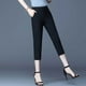 thumbnail image 4 of Gibobby pantalones senderismo mujer Pantalones rectos informales para mujer, pantalones, pantalones, pantalones informales (Negro, XXL), 4 of 5