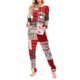 thumbnail image 1 of Txlixc Pijama de franela para mujeres, pijama de manga larga suave y cálido con cremallera Txlixc  moda, 1 of 9