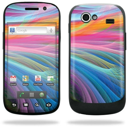 - Mightyskins Protective Vinyl Skin Decal Cover for Samsung Google Nexus S 4G Cell Phone wrap sticker skins - Light waves